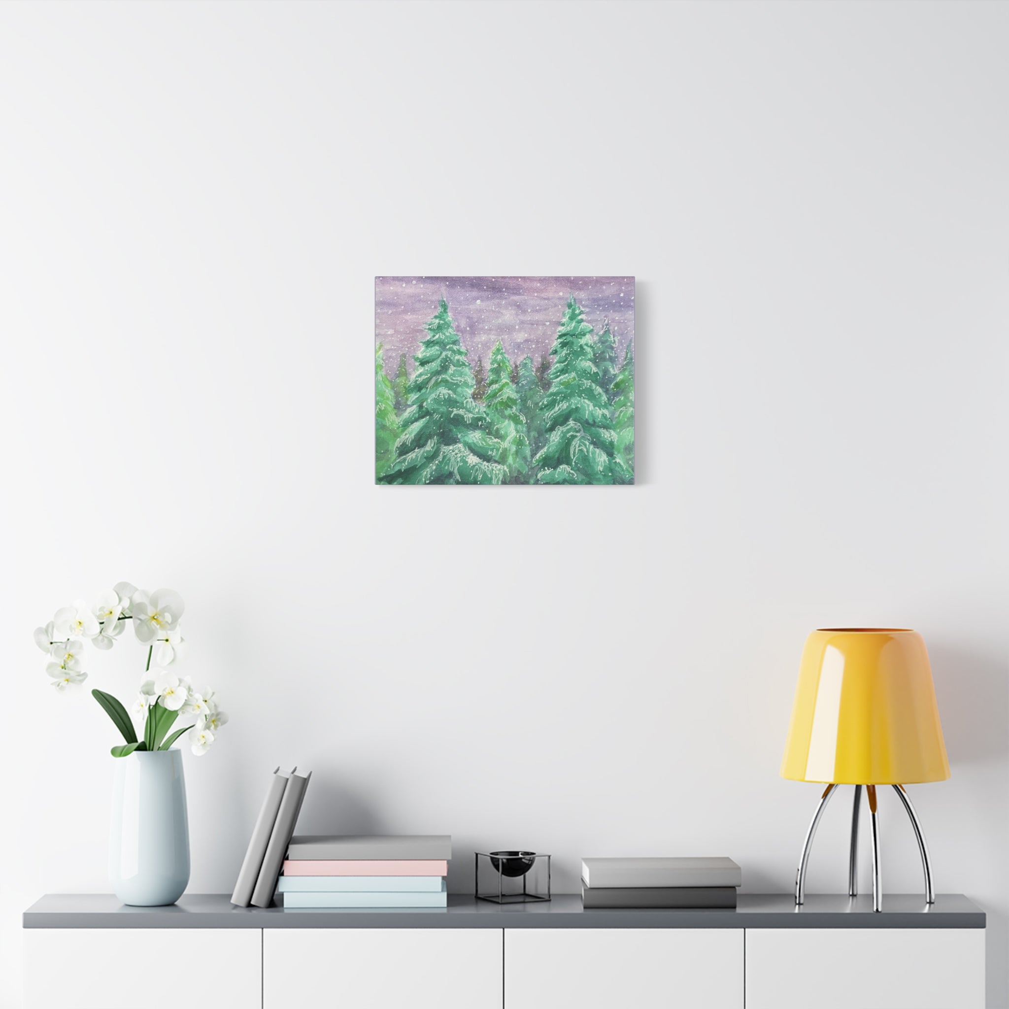 Canvas Print - Snowy Spruces