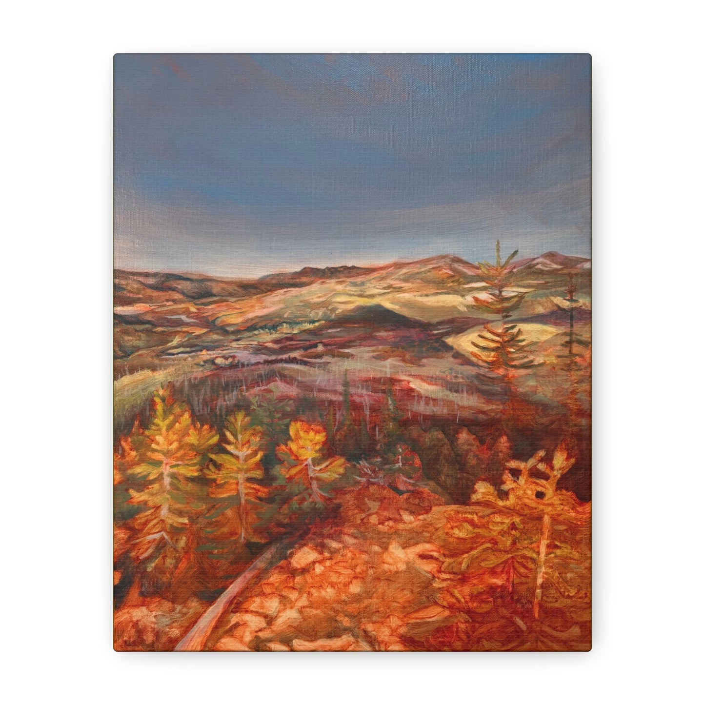 Matte Canvas Print - Bunsen Peak's Shadow