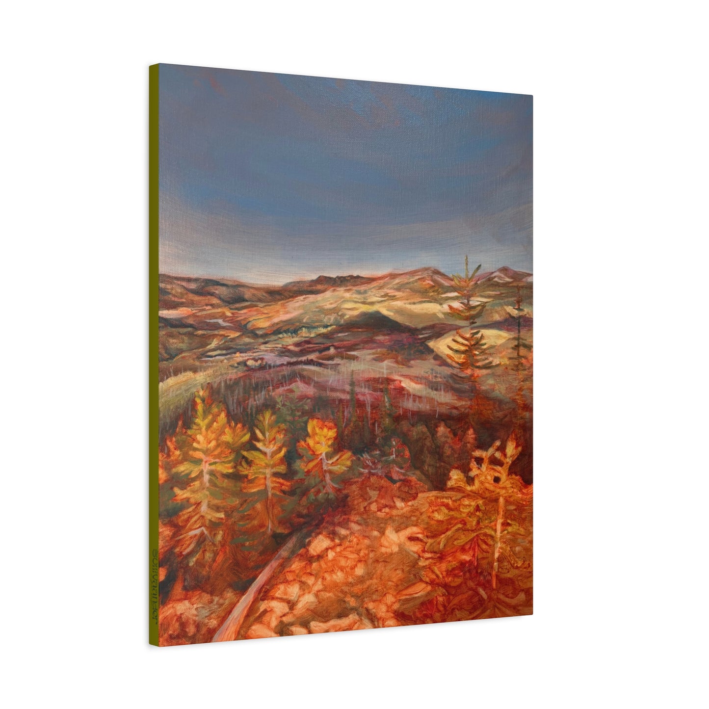 Matte Canvas Print - Bunsen Peak's Shadow