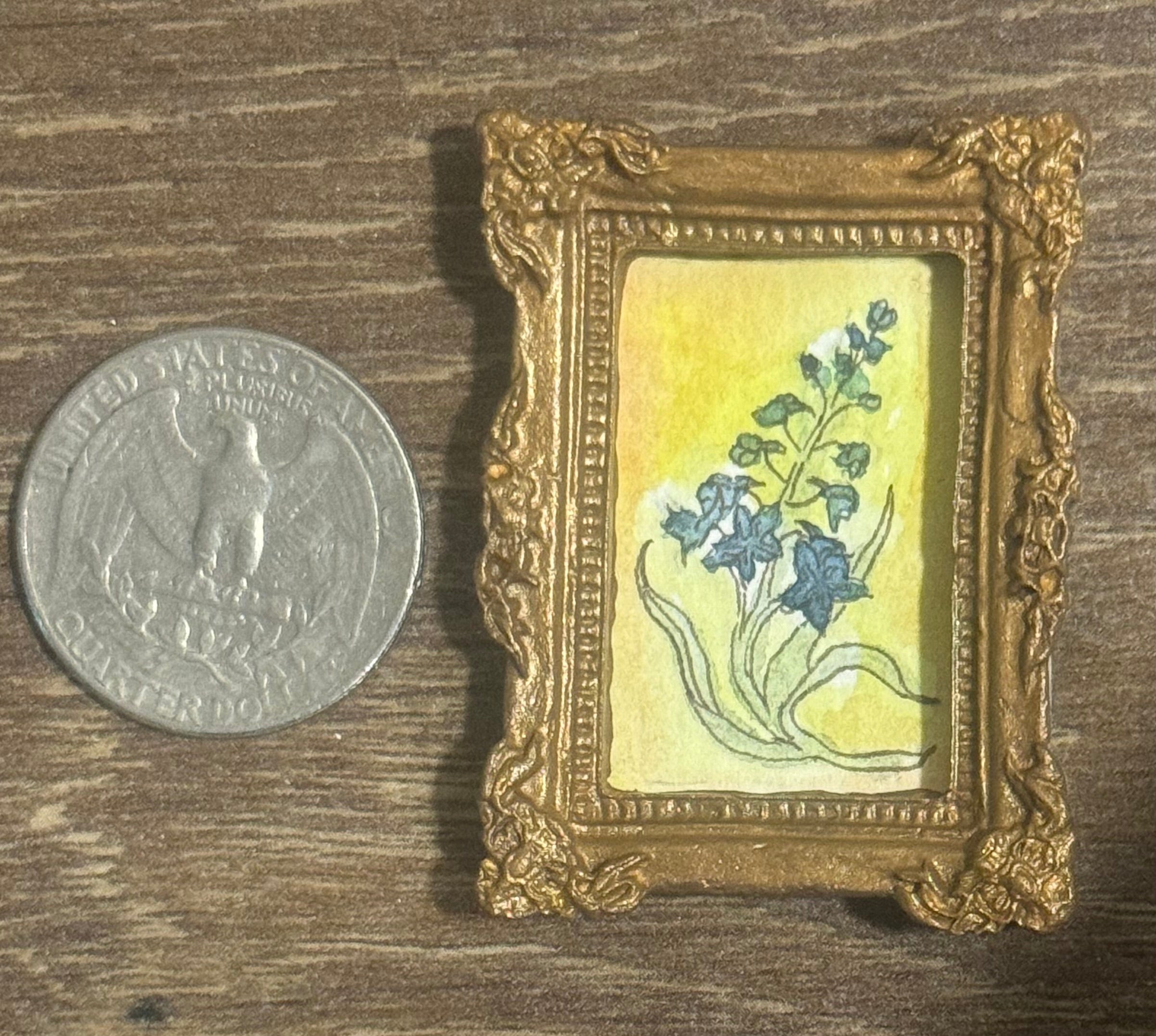 Mini Painting - Larkspur
