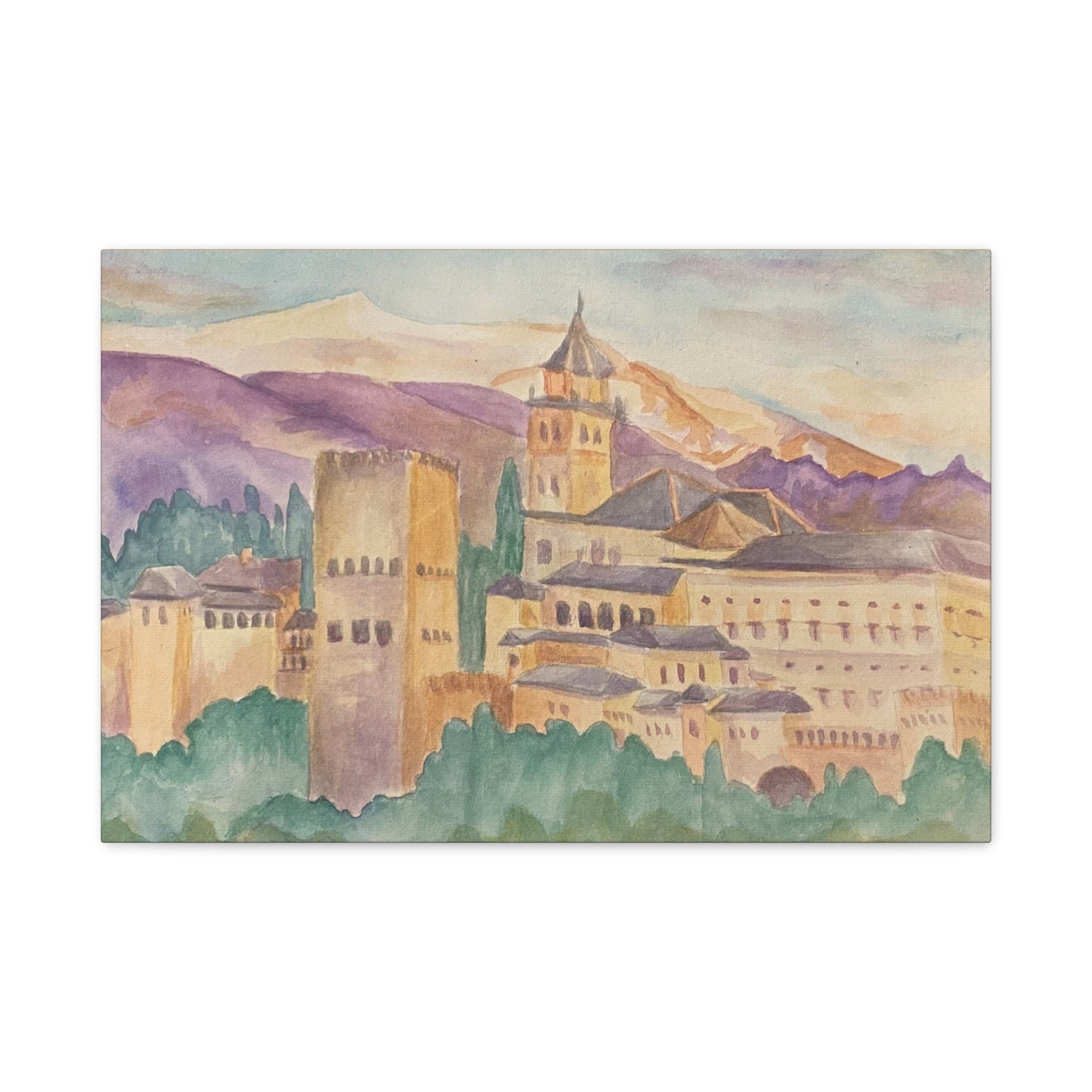 Canvas Print - Alhambra in Granada, Spain