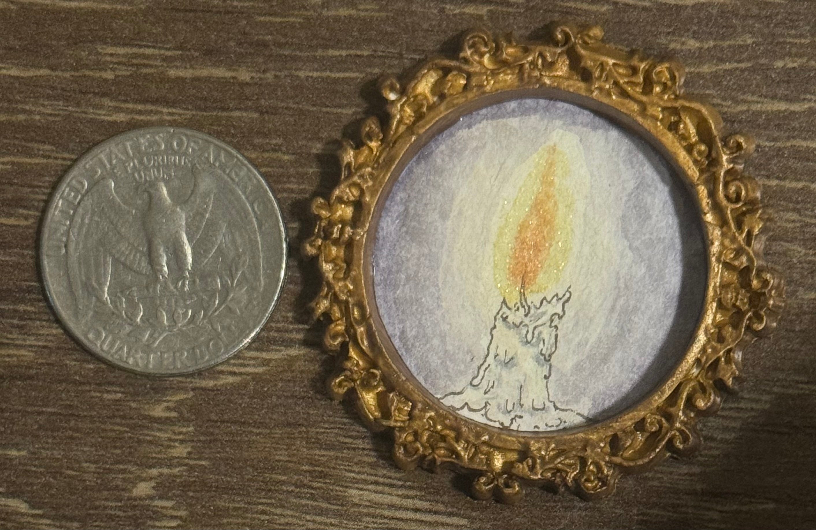 Mini Painting - Candlelight
