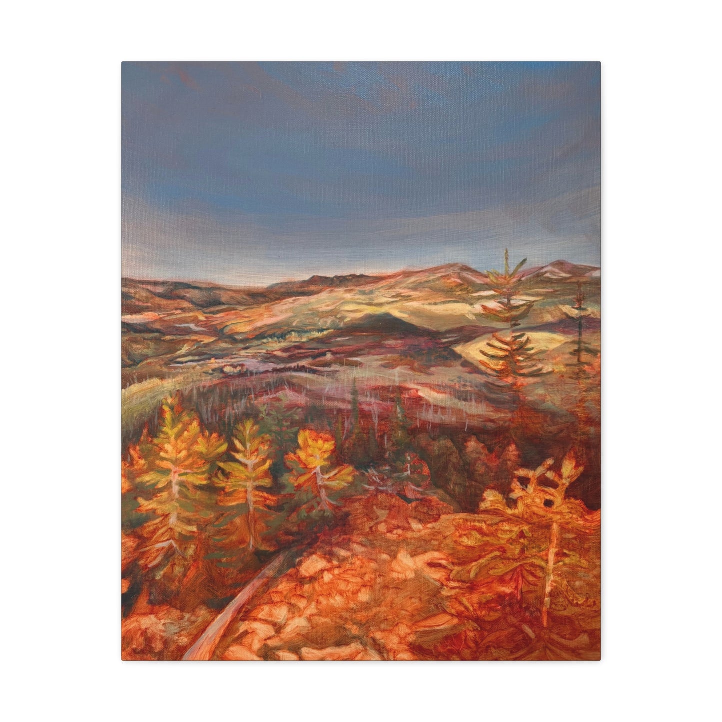 Matte Canvas Print - Bunsen Peak's Shadow