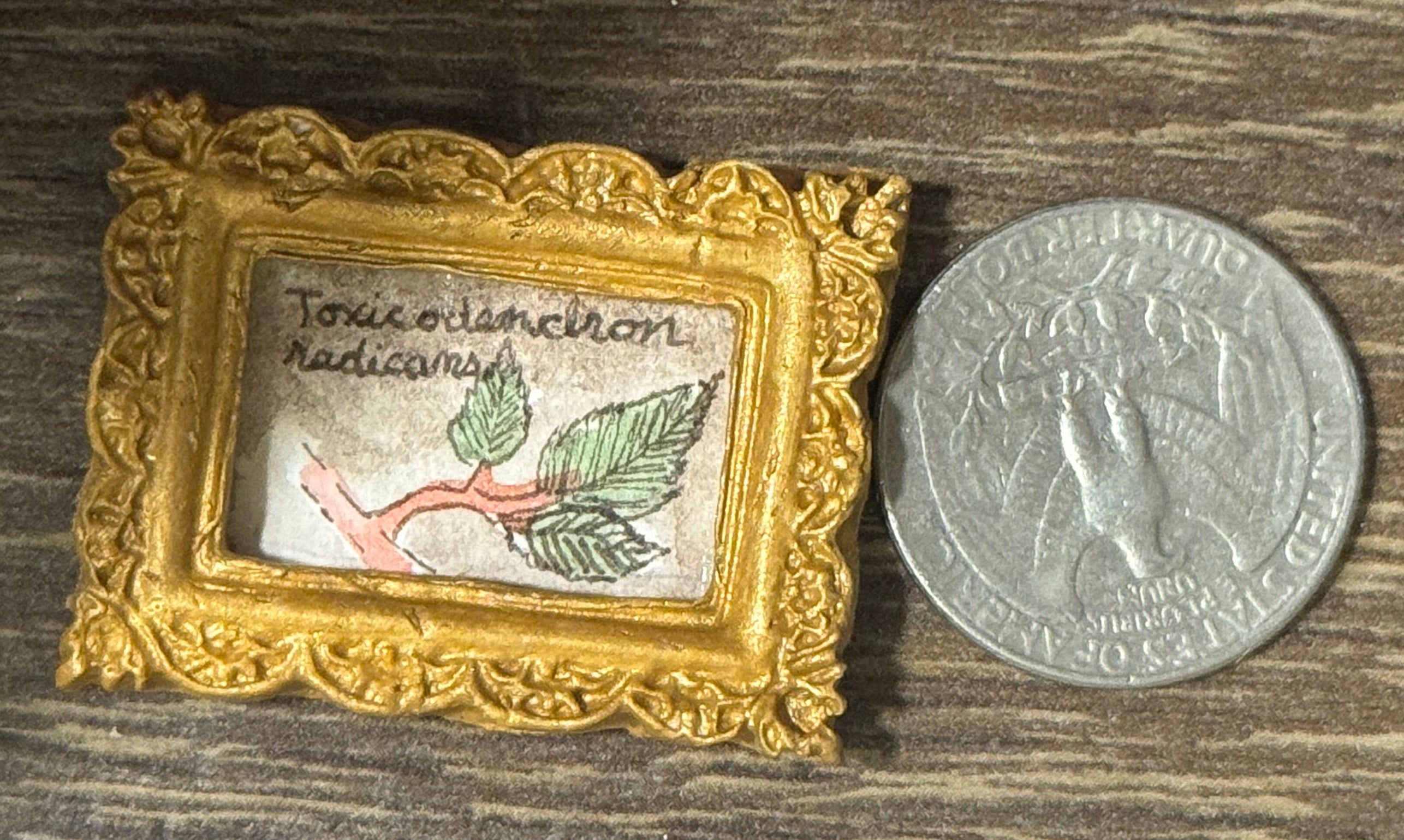 Mini Painting - Toxicodendron radicans / Poison Ivy