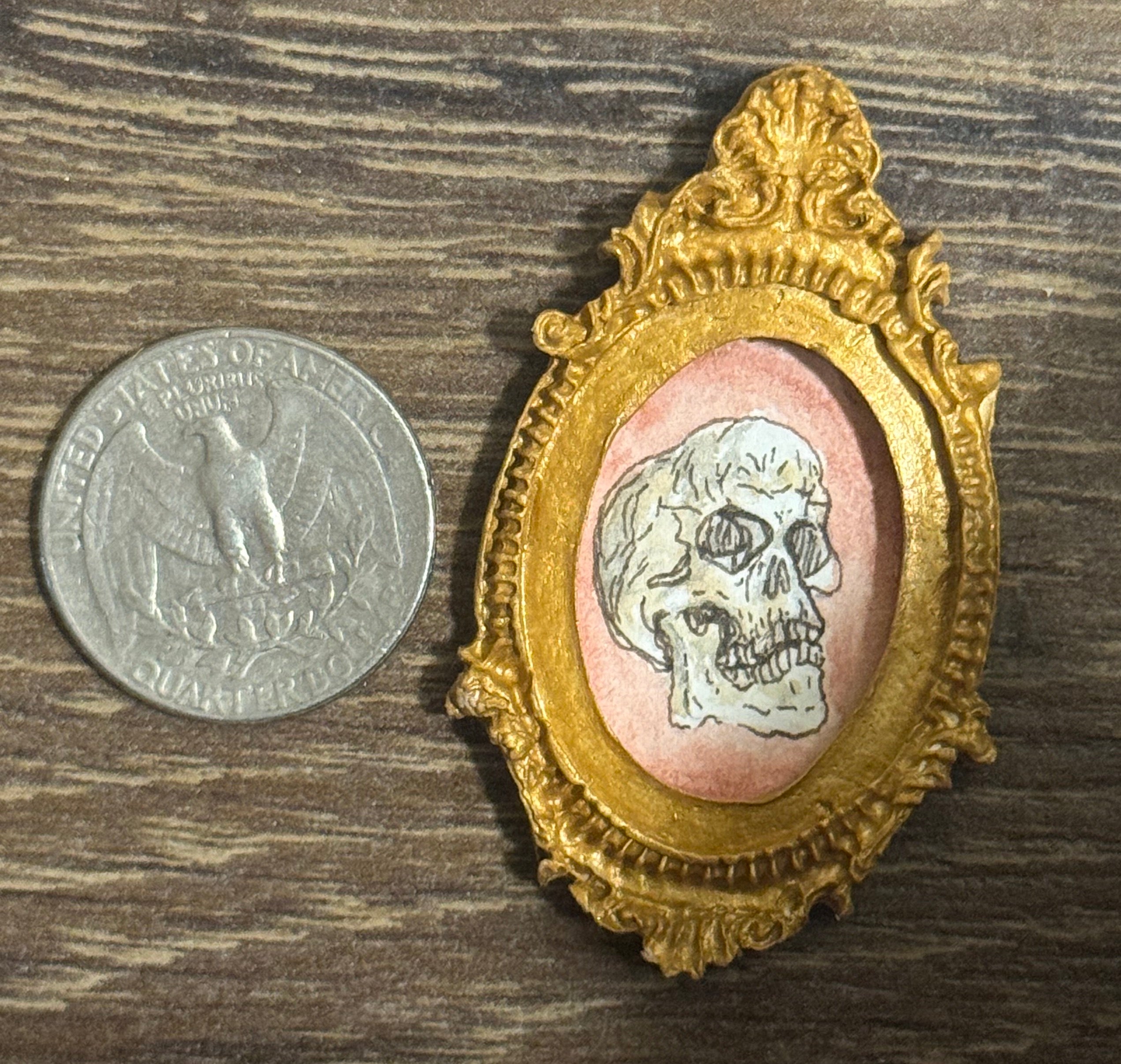 Mini Painting - Skull of a Human