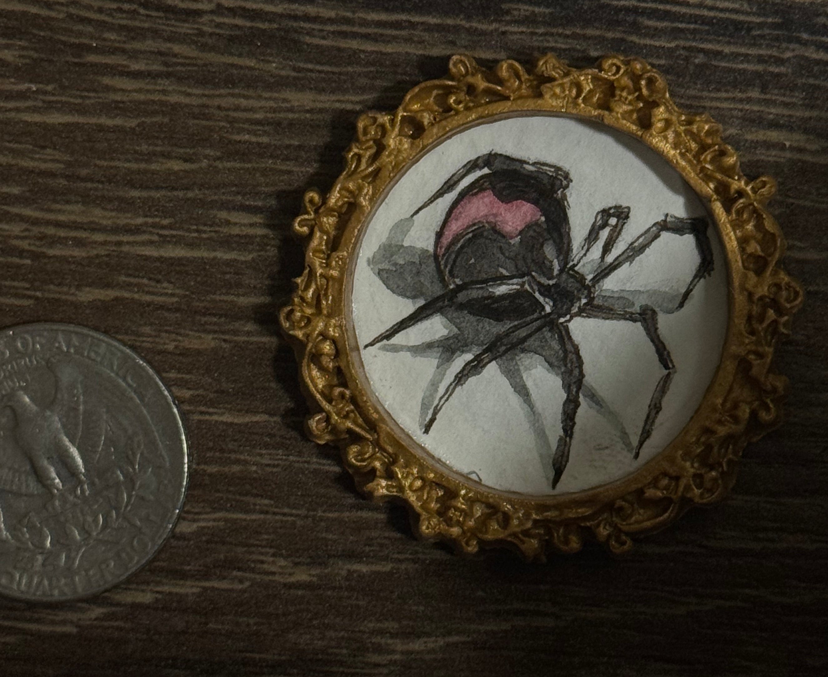 Mini Painting - Black Widow