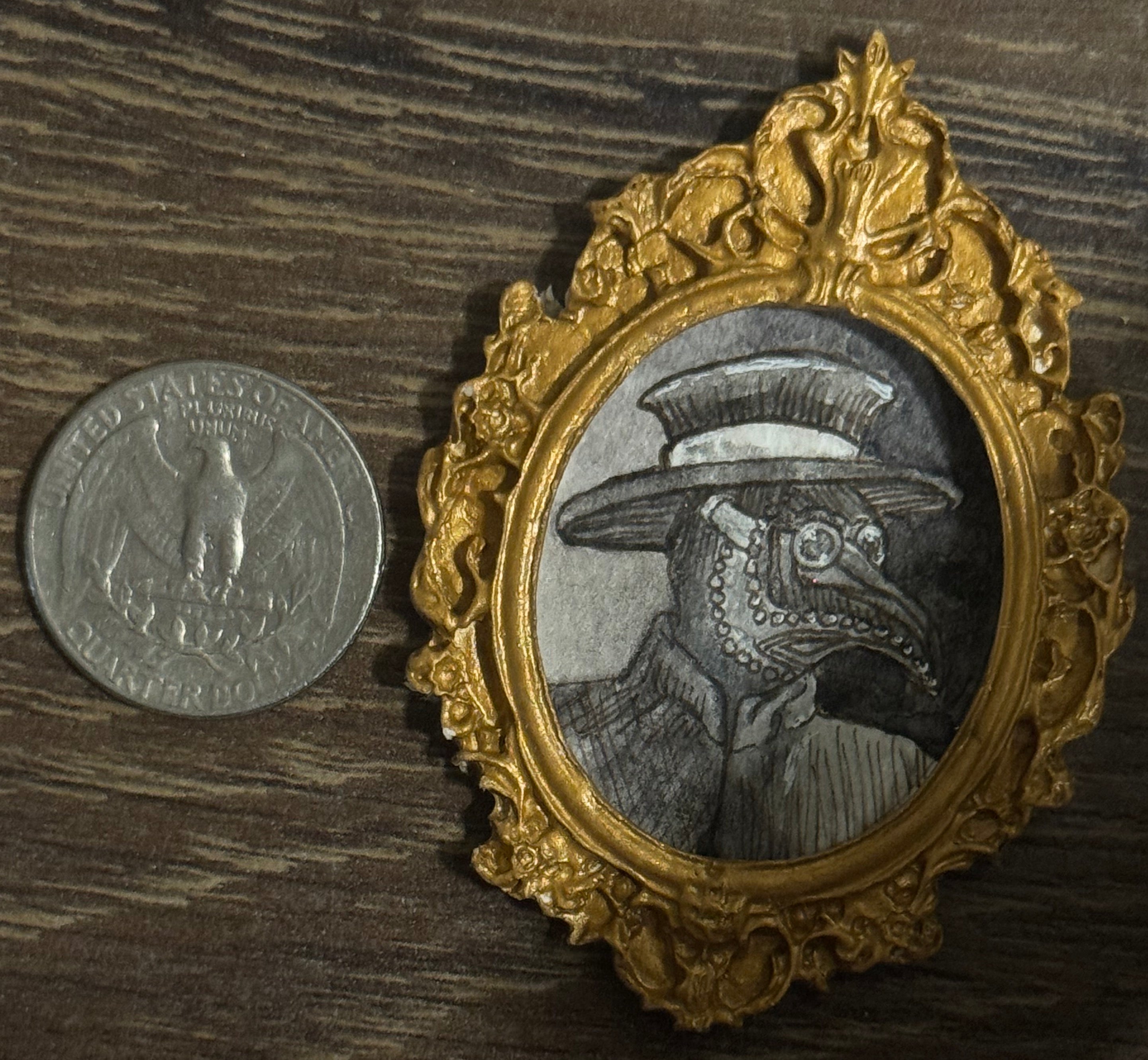 Mini Painting - Plague Doctor