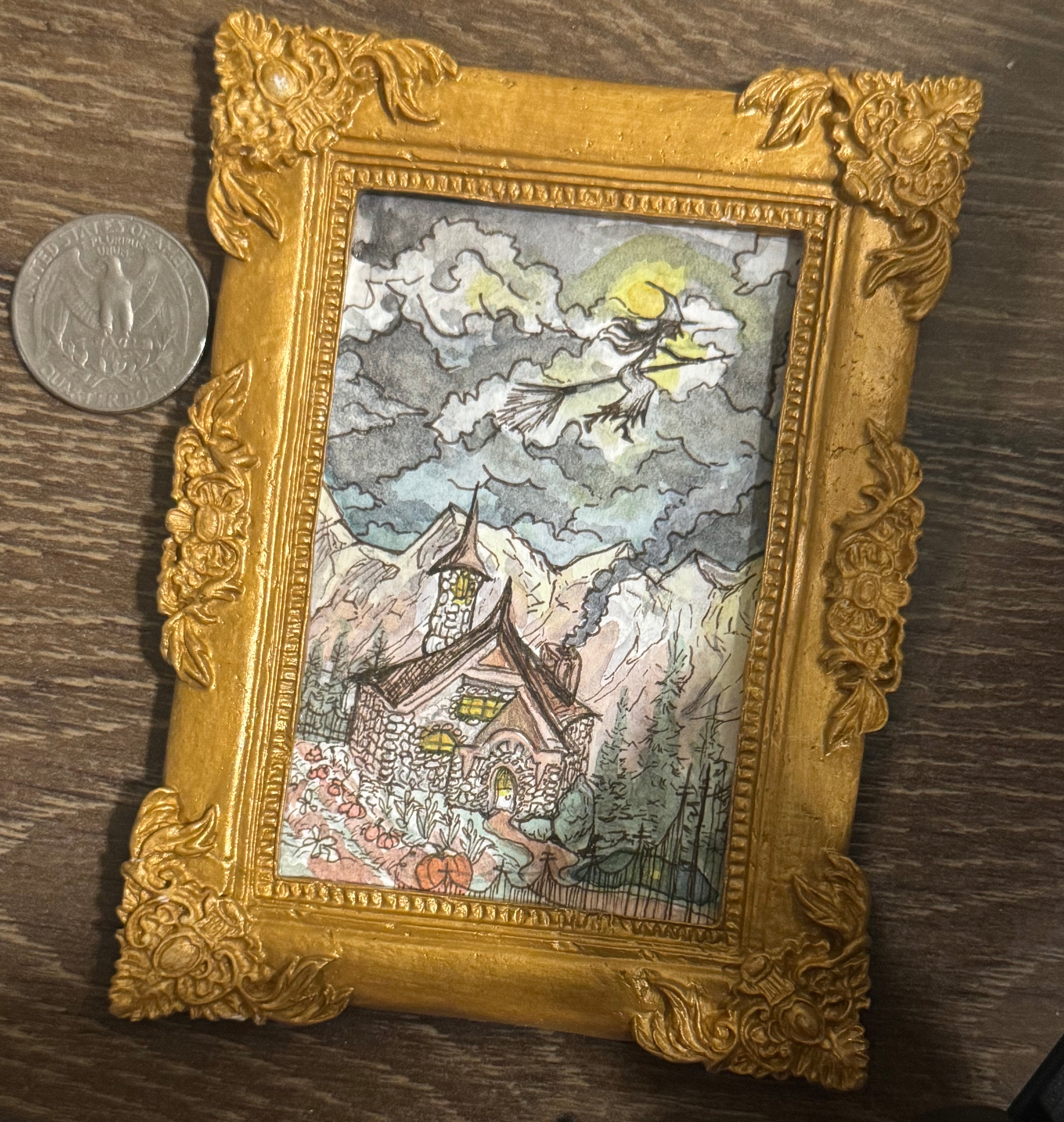 Mini Painting - Witch Cottage