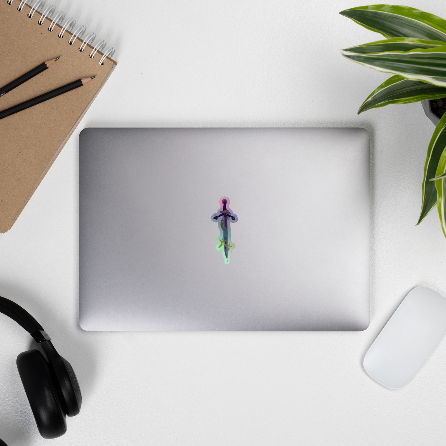 Holographic Sticker - Slug Sword