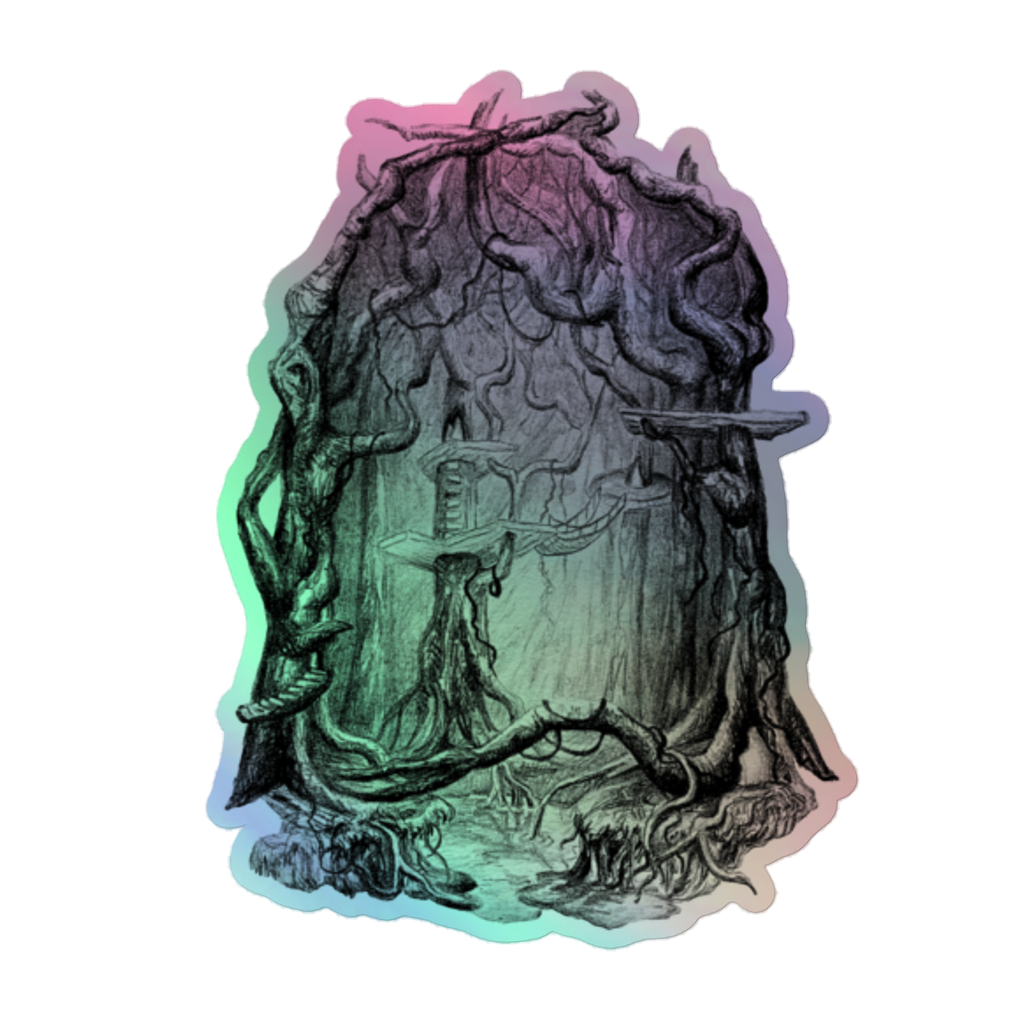Holographic Sticker - Treehouse